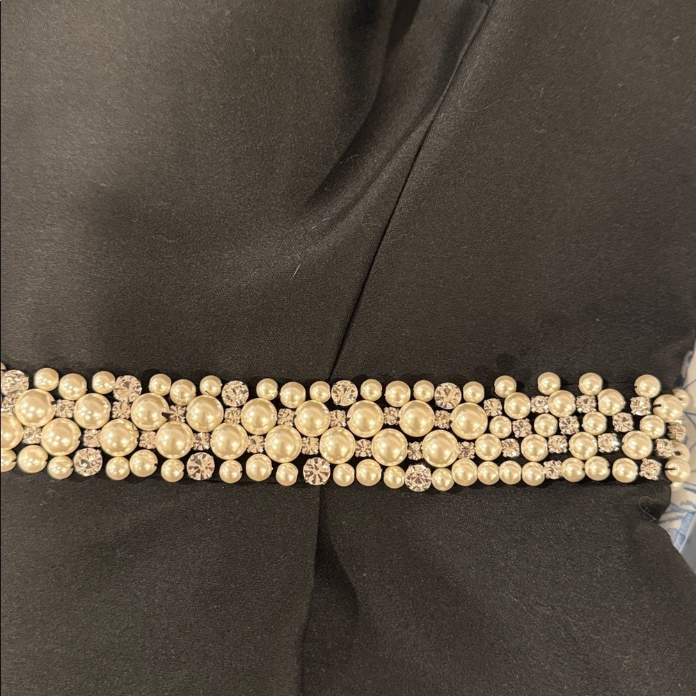 Kate Spade Pearl Crystal Mikado Dress - Picture 12 of 12